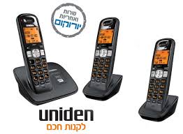 טלפון אלחוטי יונידן 1660+נייד נוסף