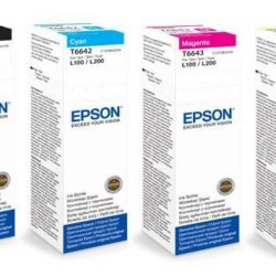 Epson T6641/T6642/T6643/T6644 בקבוקי דיו אפסון