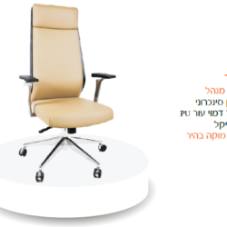 כיסא מנהל זוהר